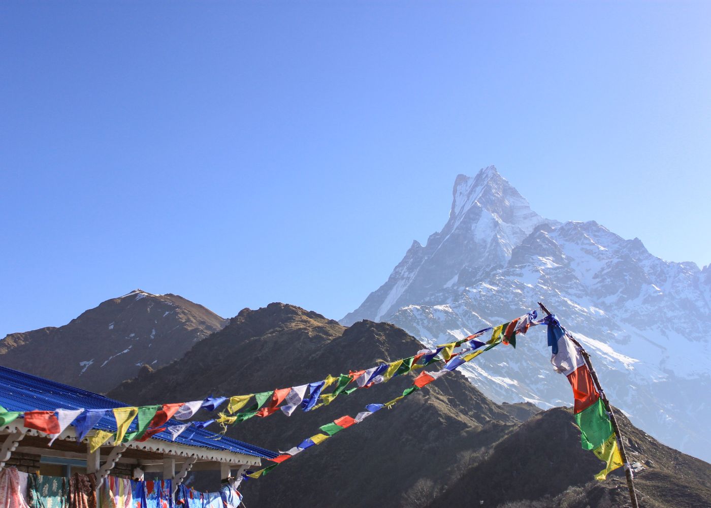 Macchhapuchre Mountain Seen From Poon Hill