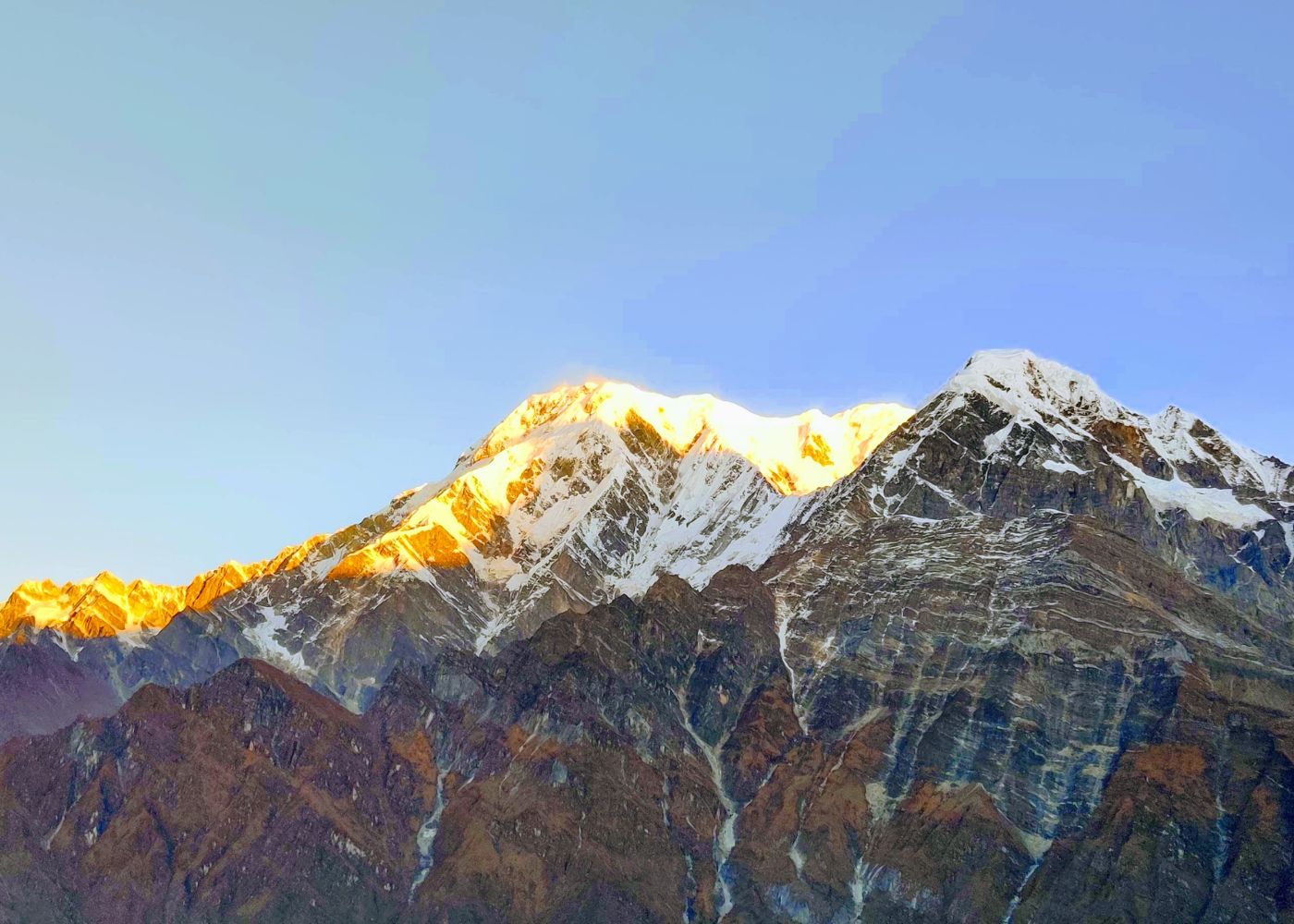 Sunrise At Mardi Himal Trek