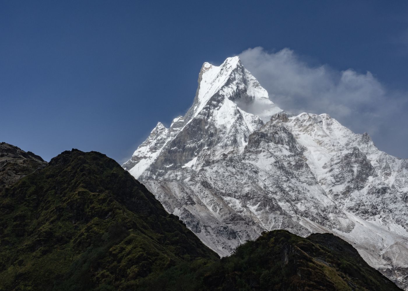 Macchapuchre Himal Seen During Mardi Himal Trek