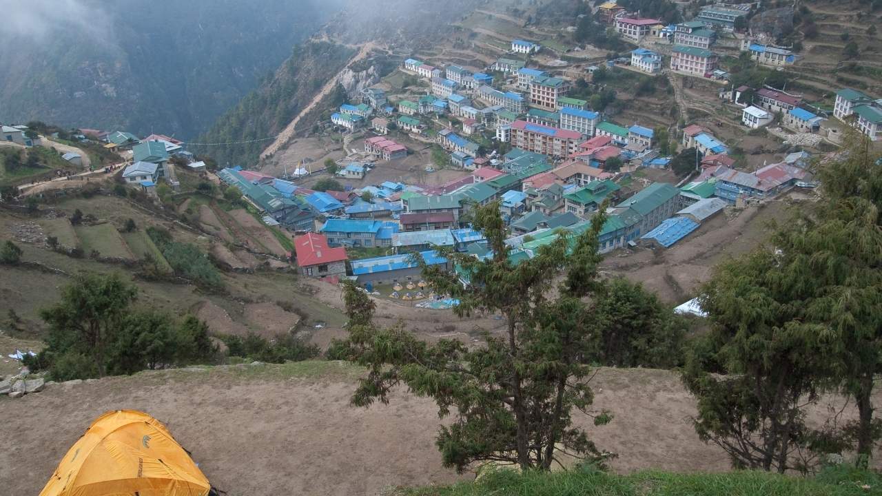 Namche bazaar teahouse