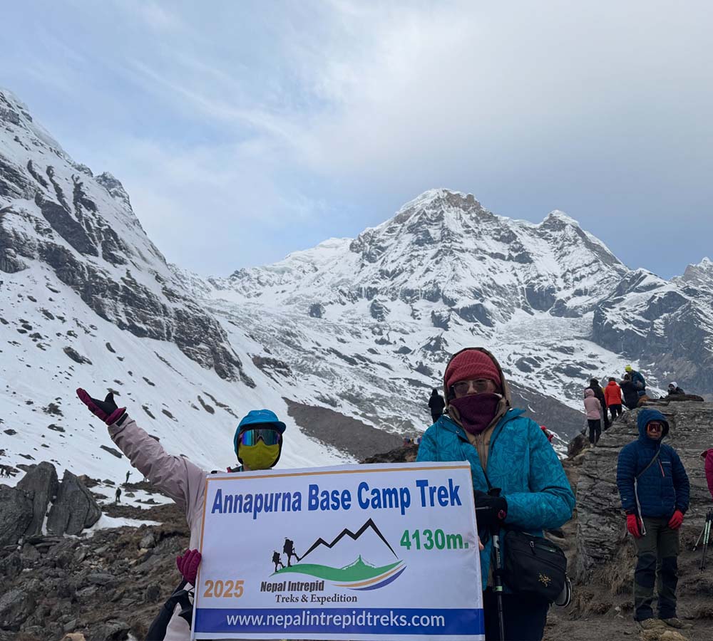 Trekker Arrived Safely During Annapurna Base Camp Trek