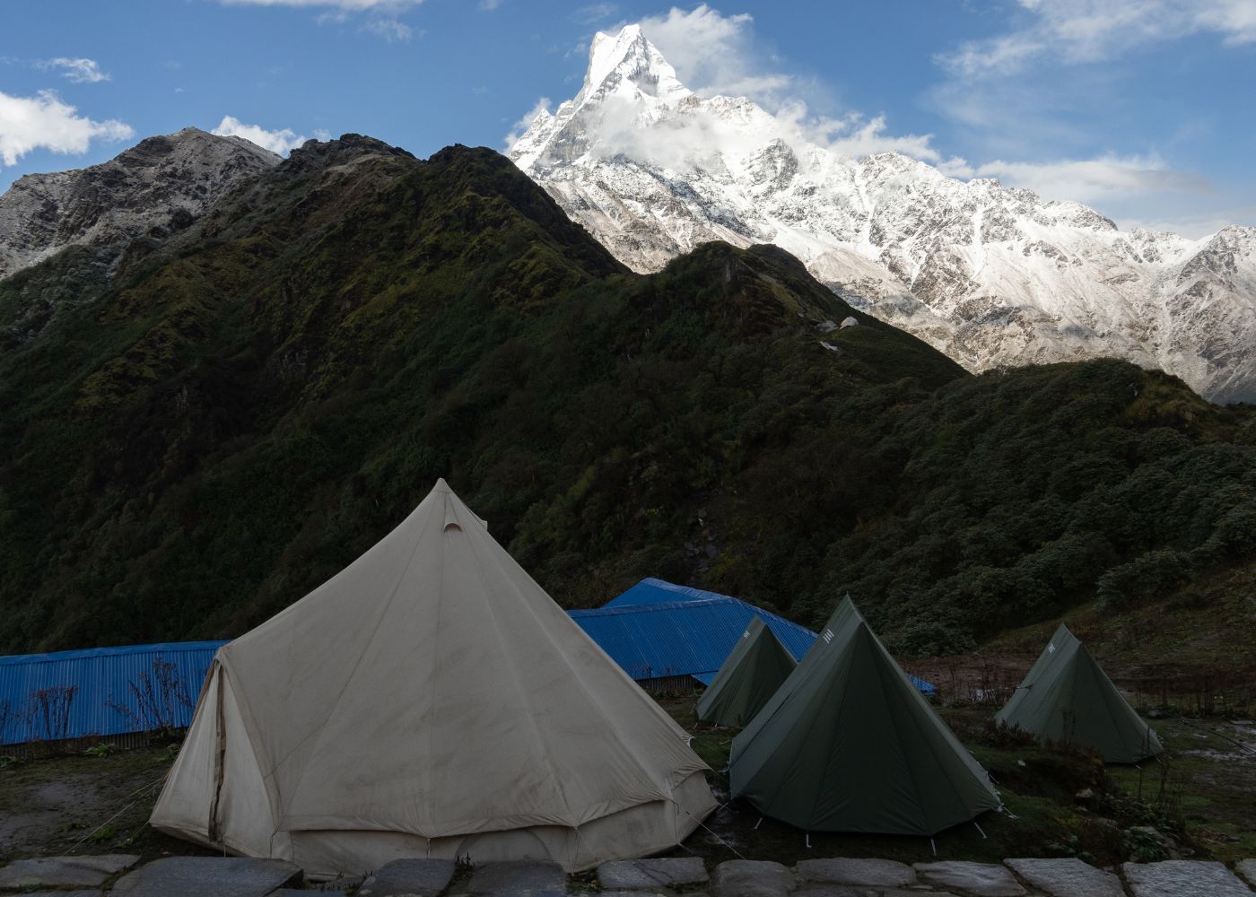 Mardi Himal Trek View Of Mount Macchapurchre
