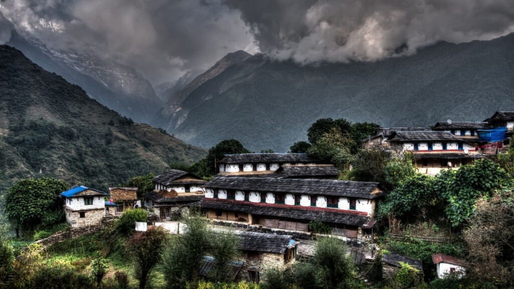 Beautiful Natural Gurung Village