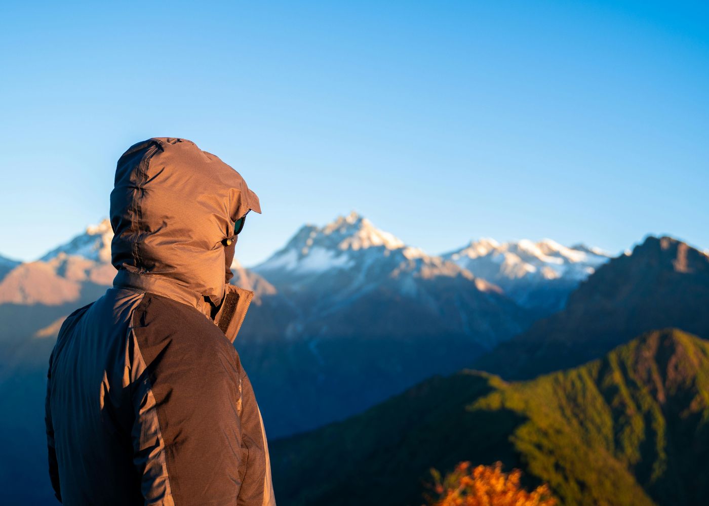 Person Infront Of Mardi Himal Trek