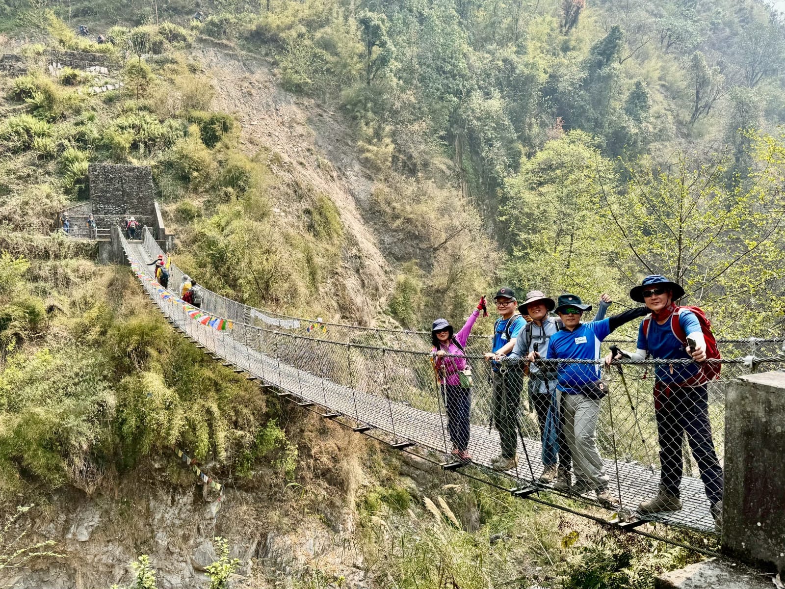 Kyumrung Khola suspension bridge connects Chuile and Klisengo (Ghurjung) village.